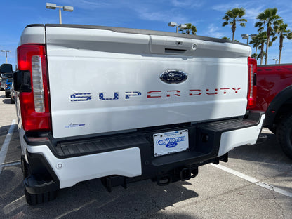 Tailgate Letter Inserts Fits 2023-2026 Ford Super Duty XL/XLT/STX/Tremor/Lariat