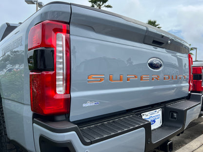 Tailgate Letter Inserts Fits 2023-2026 Ford Super Duty XL/XLT/STX/Tremor/Lariat