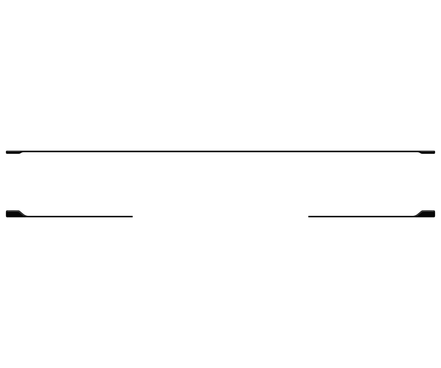 Platinum Tailgate Line Accent Trim Fits 2023-2024 Ford Super Duty