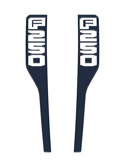 Front Fender Emblem Overlays Fits 2023-2026 Ford Super Duty