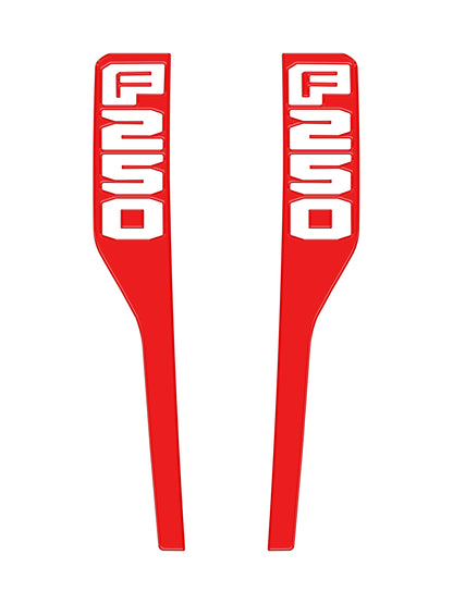 Front Fender Emblem Overlays Fits 2023-2026 Ford Super Duty