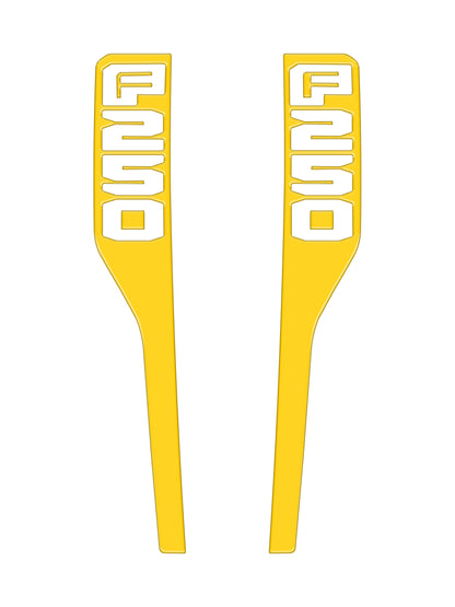 Front Fender Emblem Overlays Fits 2023-2026 Ford Super Duty