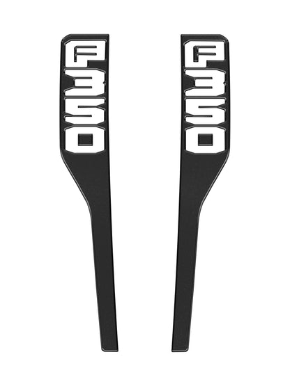 Front Fender Emblem Overlays Fits 2023-2026 Ford Super Duty