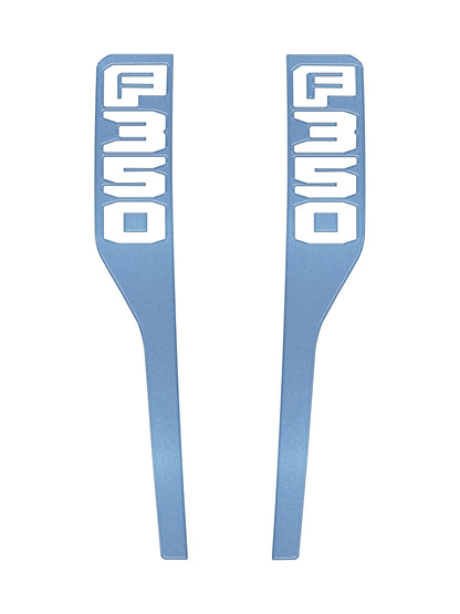 Front Fender Emblem Overlays Fits 2023-2026 Ford Super Duty