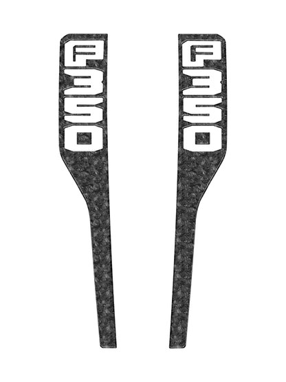 Front Fender Emblem Overlays Fits 2023-2026 Ford Super Duty