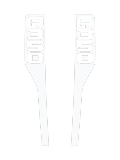 Front Fender Emblem Overlays Fits 2023-2026 Ford Super Duty