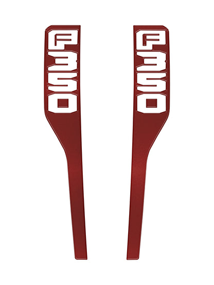 Front Fender Emblem Overlays Fits 2023-2026 Ford Super Duty