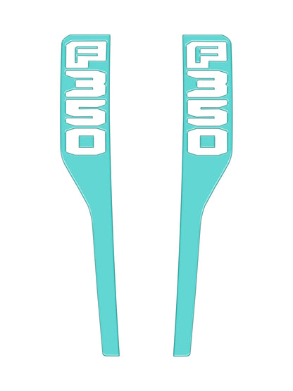 Front Fender Emblem Overlays Fits 2023-2026 Ford Super Duty