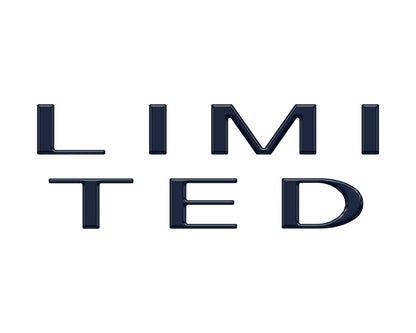Limited Tailgate Letter Overlays Fits 2023-2026 Ford Super Duty Limited