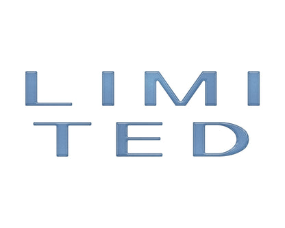 Limited Tailgate Letter Overlays Fits 2023-2026 Ford Super Duty Limited
