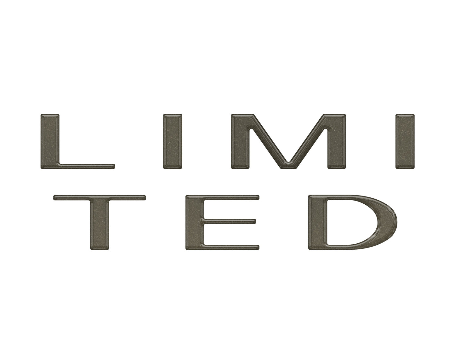 Limited Tailgate Letter Overlays Fits 2023-2026 Ford Super Duty Limited