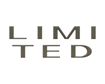 Limited Tailgate Letter Overlays Fits 2023-2026 Ford Super Duty Limited