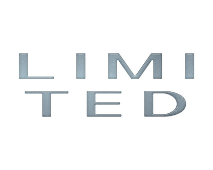 Limited Tailgate Letter Overlays Fits 2023-2026 Ford Super Duty Limited