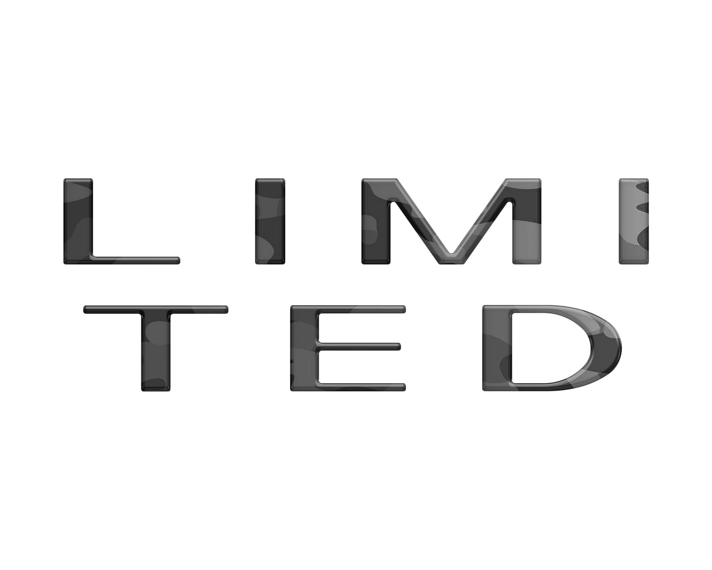 Limited Tailgate Letter Overlays Fits 2023-2026 Ford Super Duty Limited