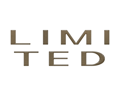 Limited Tailgate Letter Overlays Fits 2023-2026 Ford Super Duty Limited