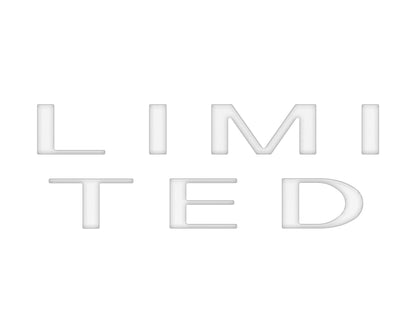 Limited Tailgate Letter Overlays Fits 2023-2026 Ford Super Duty Limited