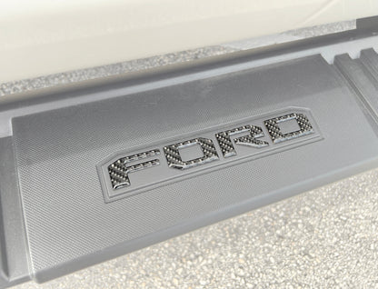 Running Board Letters Fits 2023-2026 Ford Super Duty & F-150 Crew Cab