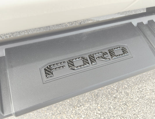 Running Board Letters Fits 2023-2026 Ford Super Duty & F-150 Crew Cab