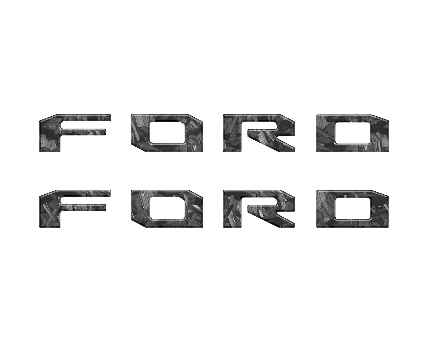 Running Board Letters Fits 2023-2026 Ford Super Duty & F-150 Crew Cab