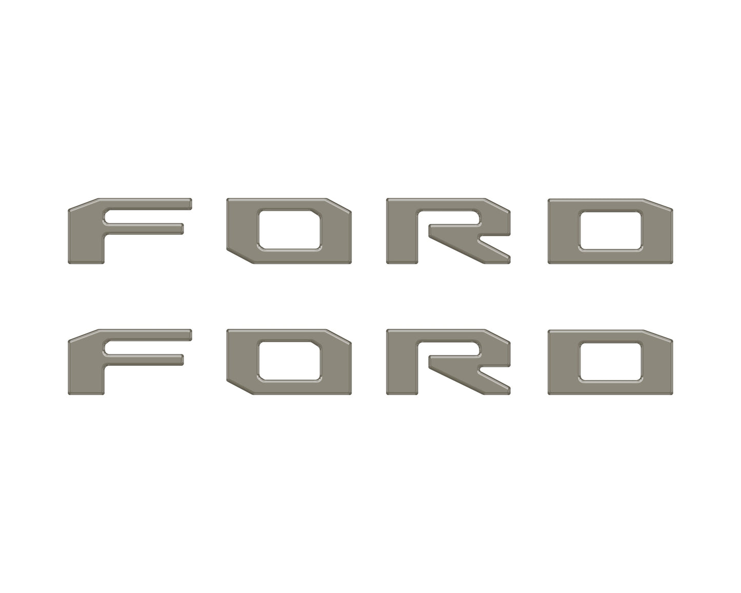 Running Board Letters Fits 2023-2026 Ford Super Duty & F-150 Crew Cab