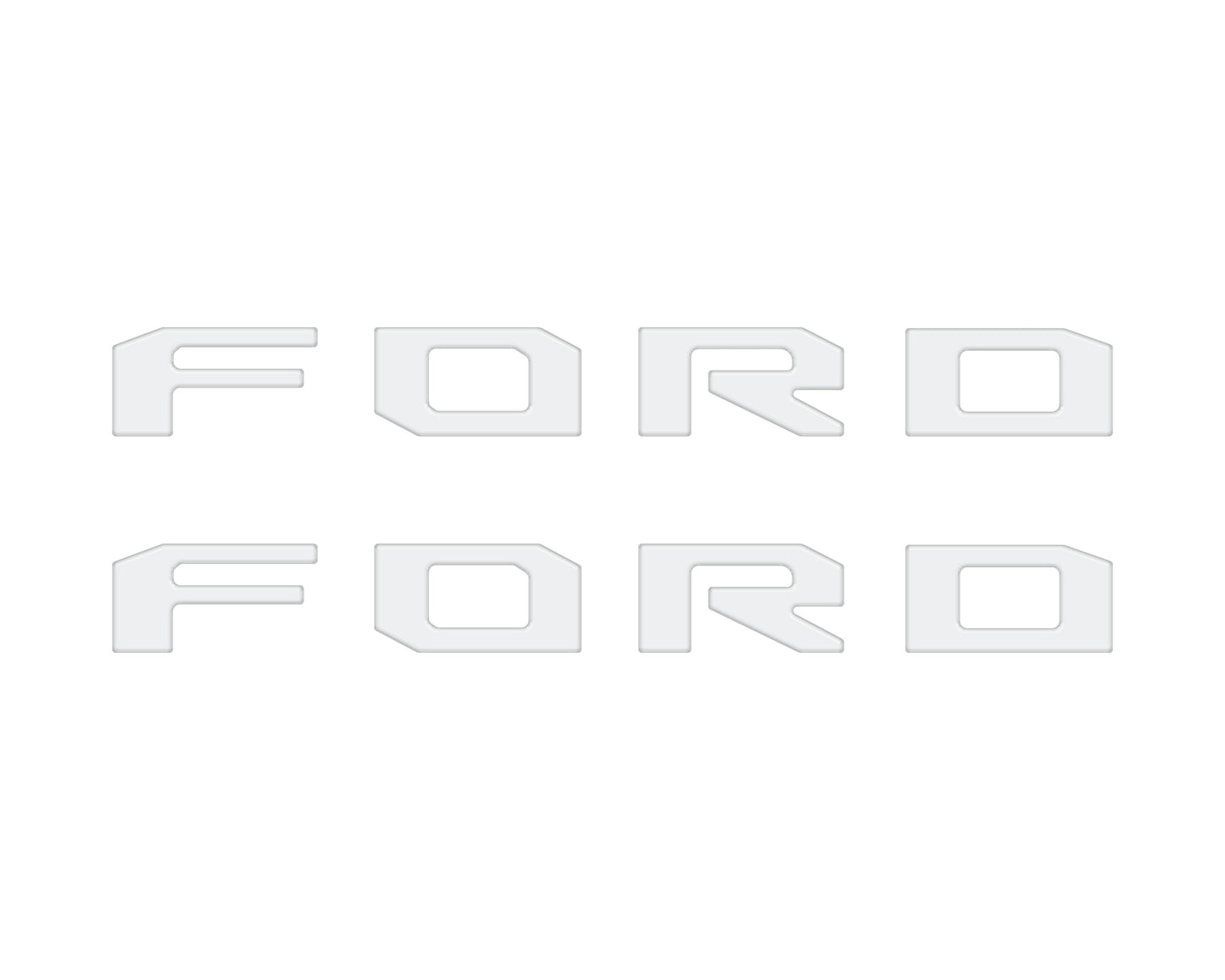 Running Board Letters Fits 2023-2026 Ford Super Duty & F-150 Crew Cab