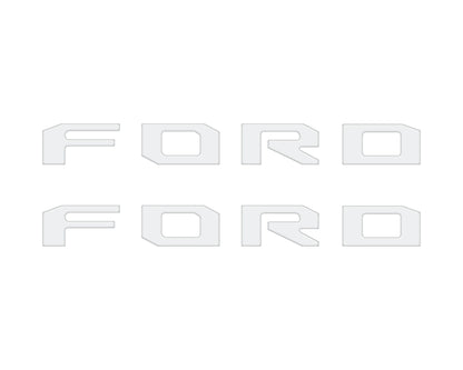 Running Board Letters Fits 2023-2026 Ford Super Duty & F-150 Crew Cab