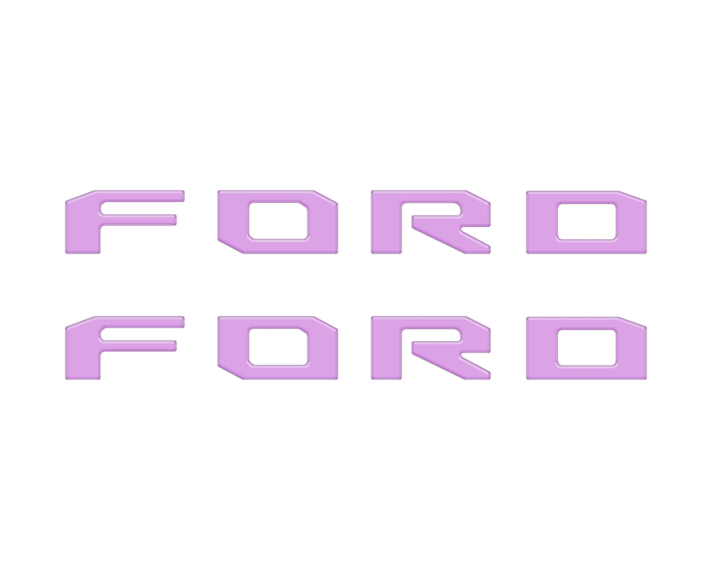 Running Board Letters Fits 2023-2026 Ford Super Duty & F-150 Crew Cab