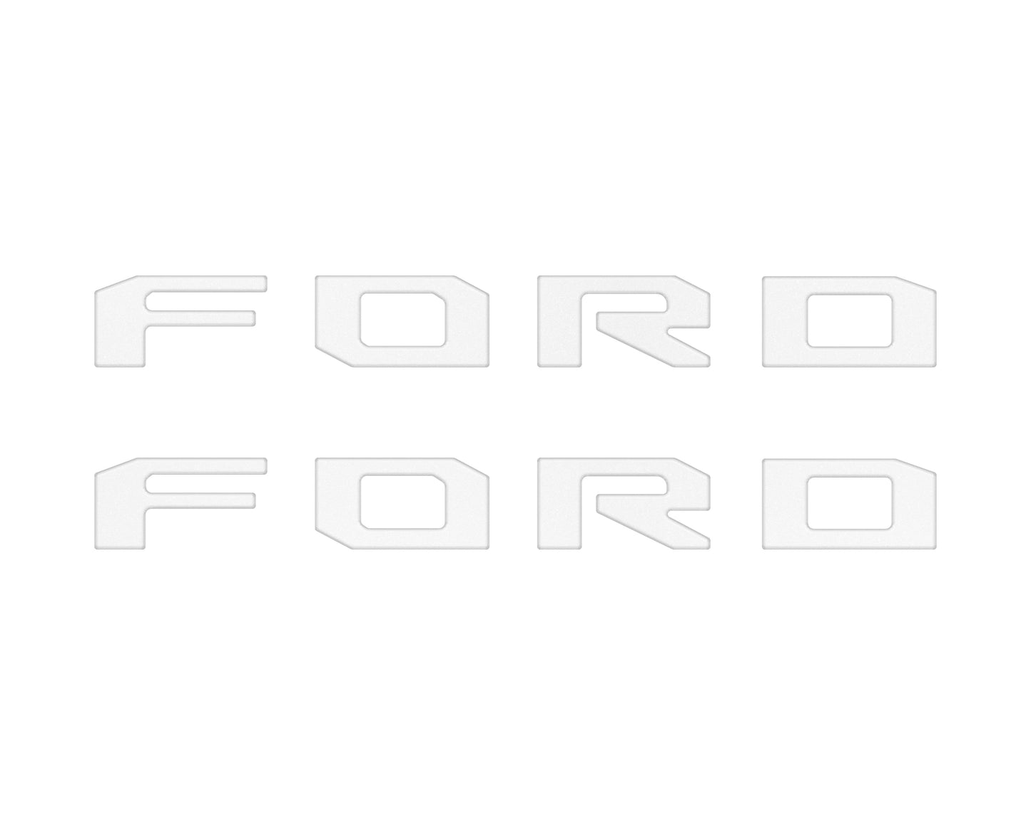 Running Board Letters Fits 2023-2026 Ford Super Duty & F-150 Crew Cab