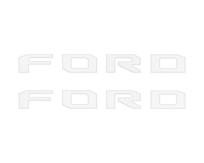 Running Board Letters Fits 2023-2026 Ford Super Duty & F-150 Crew Cab