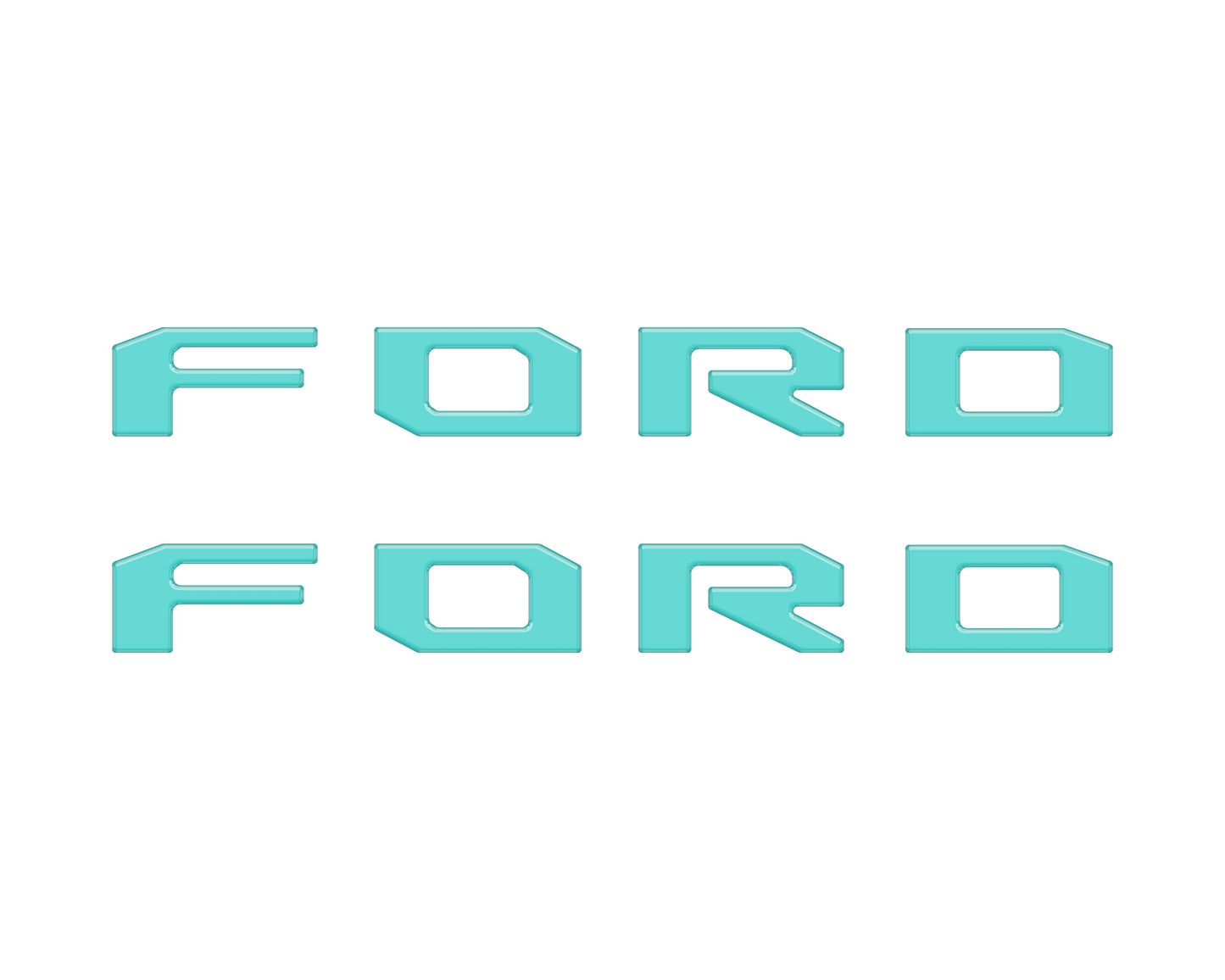 Running Board Letters Fits 2023-2026 Ford Super Duty & F-150 Crew Cab