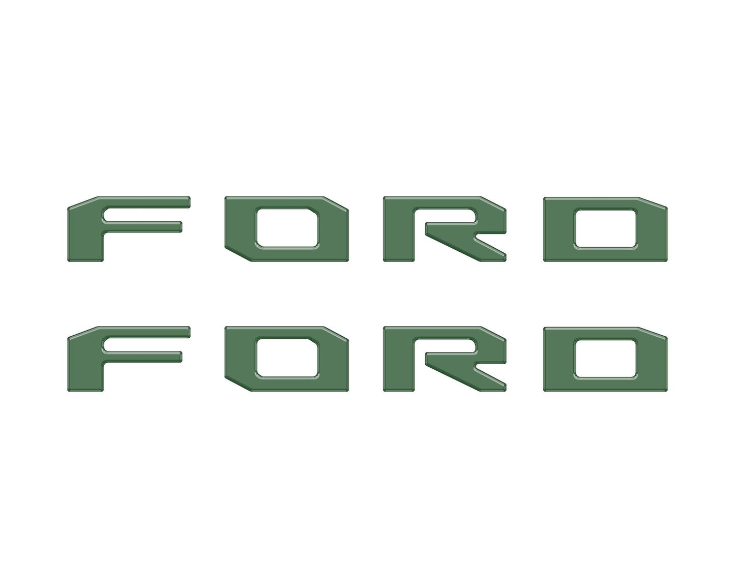 Running Board Letters Fits 2023-2026 Ford Super Duty & F-150 Crew Cab
