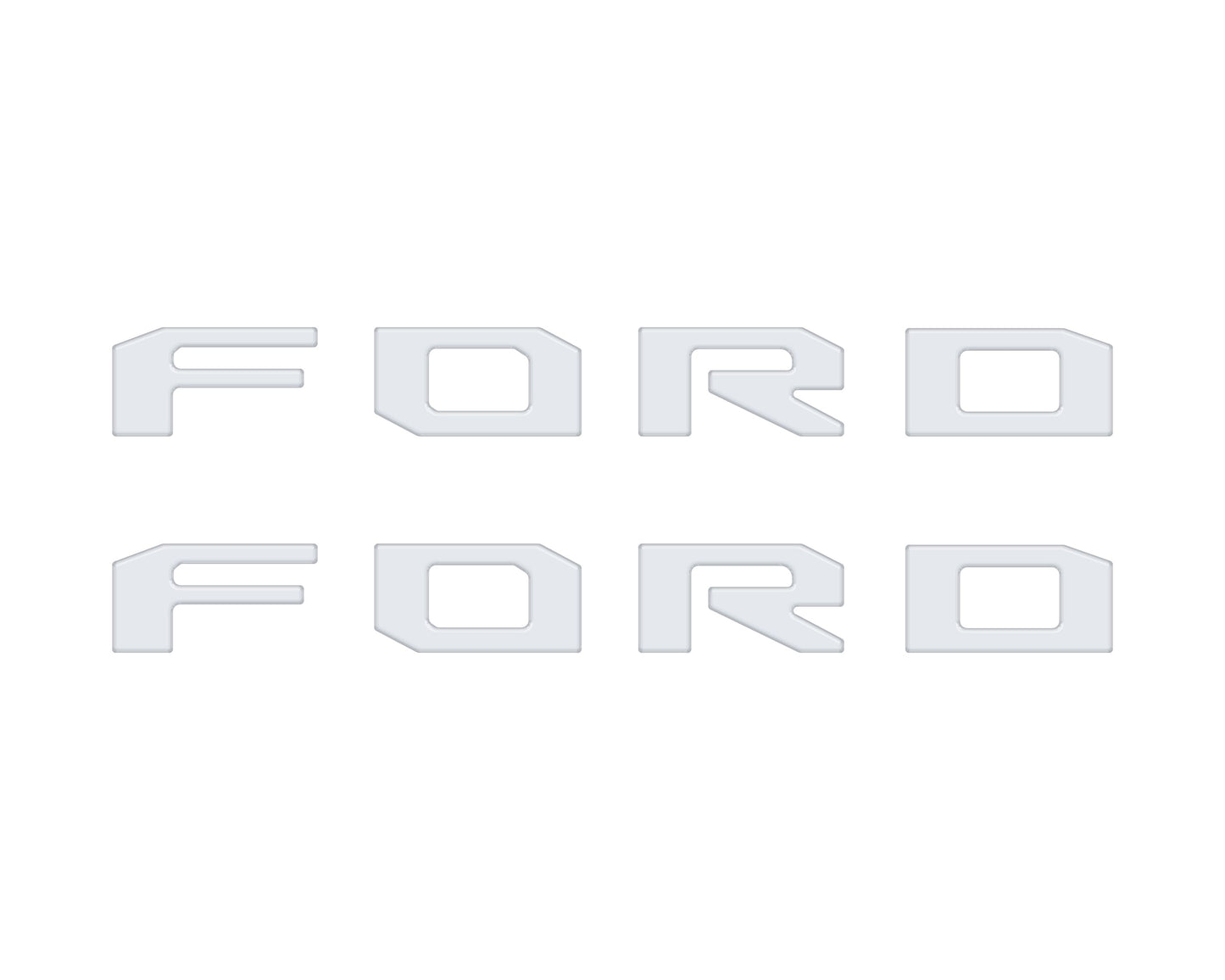 Running Board Letters Fits 2023-2026 Ford Super Duty & F-150 Crew Cab