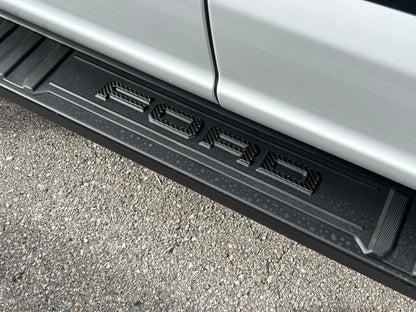 Running Board Letters Fits 2023-2026 Ford Super Duty & F-150 Crew Cab