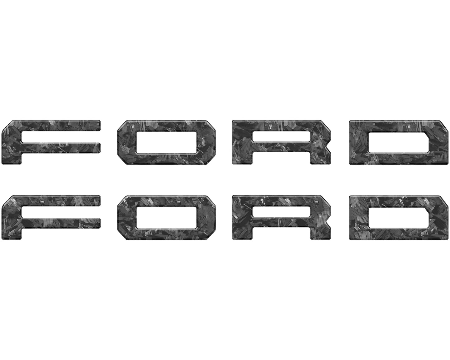 Running Board Letters Fits 2023-2026 Ford Super Duty & F-150 Crew Cab