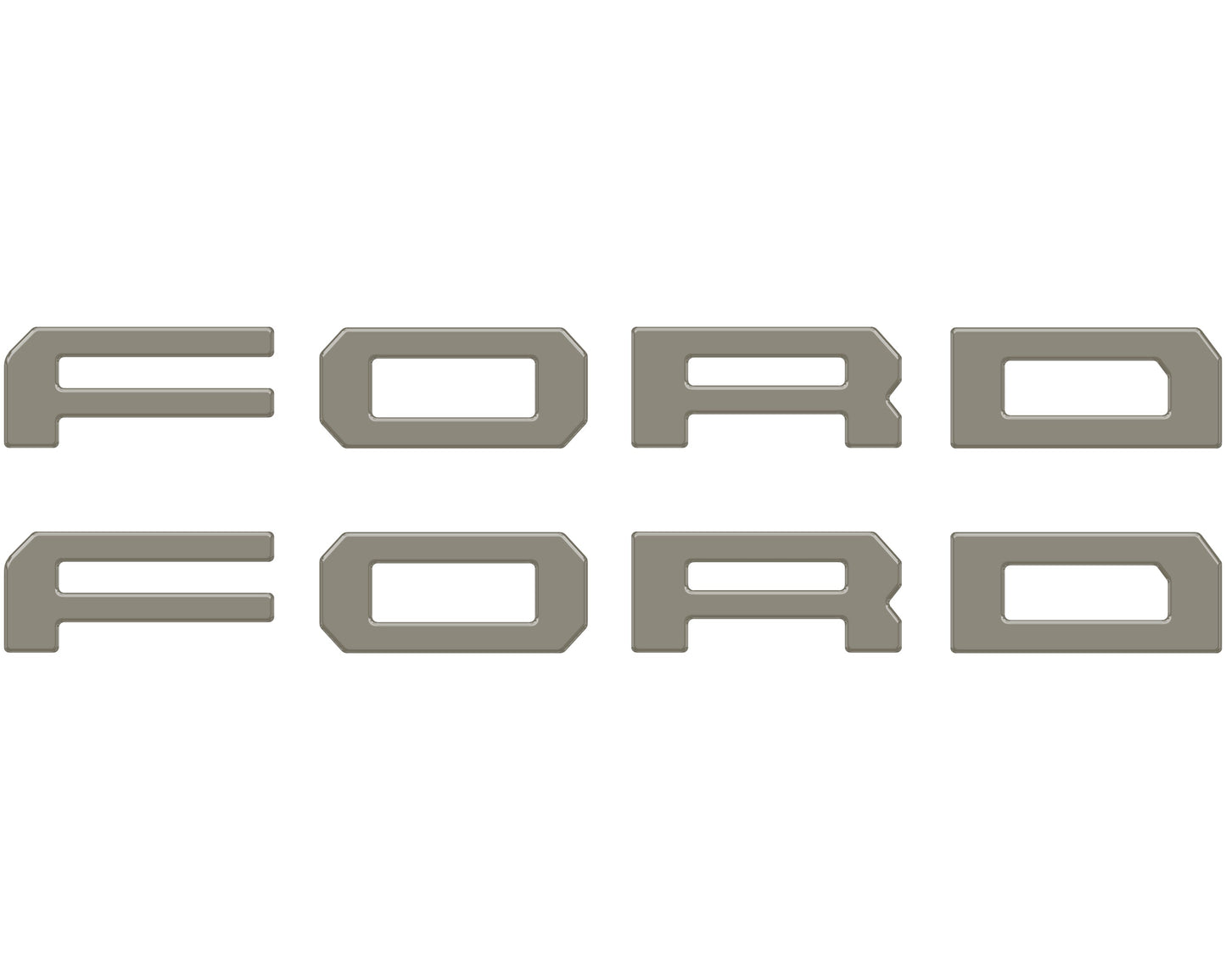 Running Board Letters Fits 2023-2026 Ford Super Duty & F-150 Crew Cab