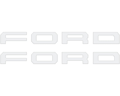 Running Board Letters Fits 2023-2026 Ford Super Duty & F-150 Crew Cab