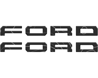 Running Board Letters Fits 2023-2026 Ford Super Duty & F-150 Crew Cab