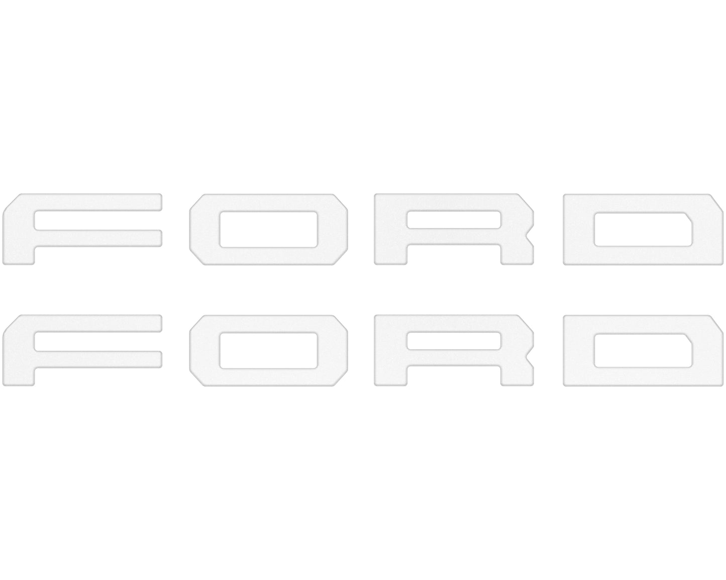 Running Board Letters Fits 2023-2026 Ford Super Duty & F-150 Crew Cab