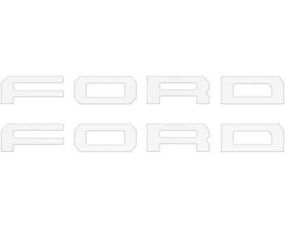 Running Board Letters Fits 2023-2026 Ford Super Duty & F-150 Crew Cab