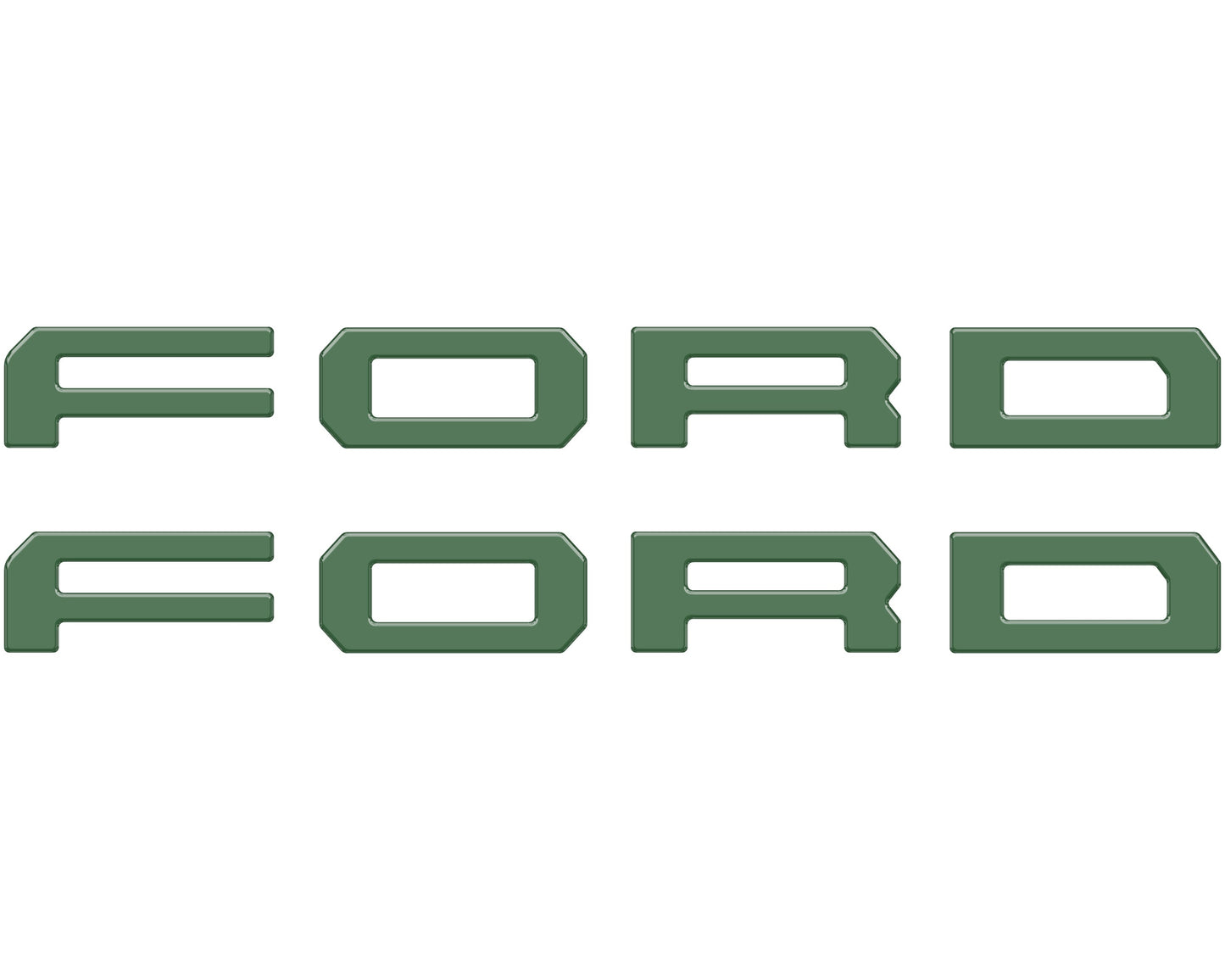 Running Board Letters Fits 2023-2026 Ford Super Duty & F-150 Crew Cab