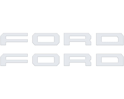 Running Board Letters Fits 2023-2026 Ford Super Duty & F-150 Crew Cab