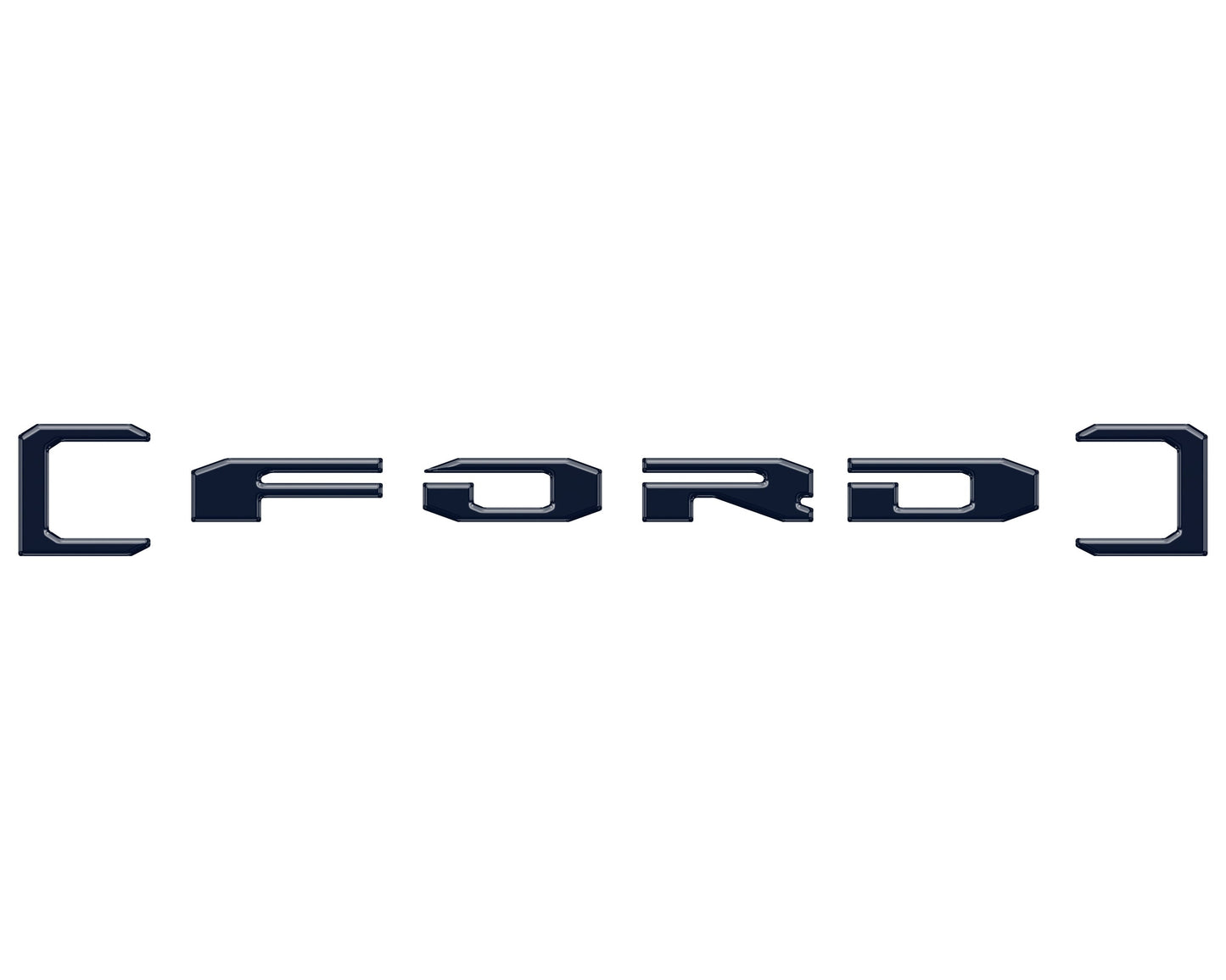 Upper Glove Box Letter Overlays Fits 2023-2026 Ford Super Duty