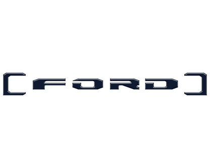 Upper Glove Box Letter Overlays Fits 2023-2026 Ford Super Duty