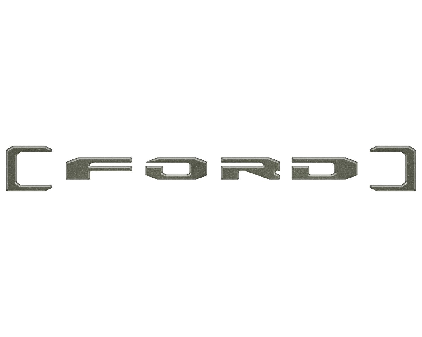 Upper Glove Box Letter Overlays Fits 2023-2026 Ford Super Duty