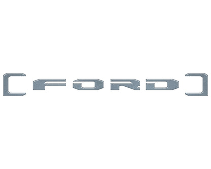 Upper Glove Box Letter Overlays Fits 2023-2026 Ford Super Duty