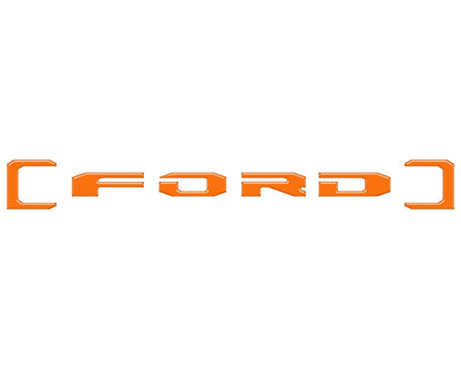 Upper Glove Box Letter Overlays Fits 2023-2026 Ford Super Duty