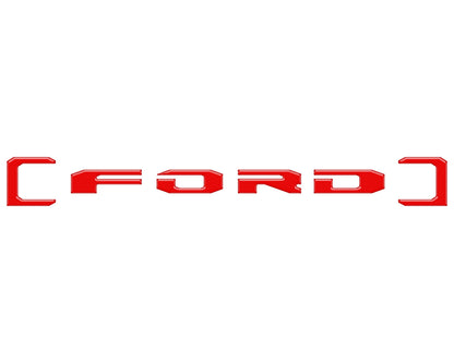 Upper Glove Box Letter Overlays Fits 2023-2026 Ford Super Duty