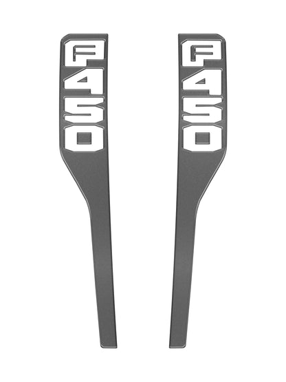 Front Fender Emblem Overlays Fits 2023-2026 Ford Super Duty