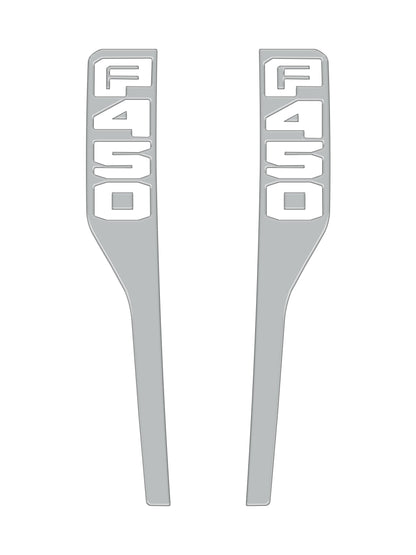Front Fender Emblem Overlays Fits 2023-2026 Ford Super Duty