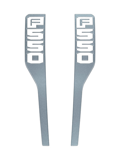 Front Fender Emblem Overlays Fits 2023-2026 Ford Super Duty